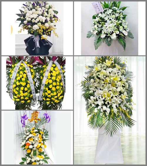 黑龙江鸡西虎林市虎头镇月牙村白事花篮预定